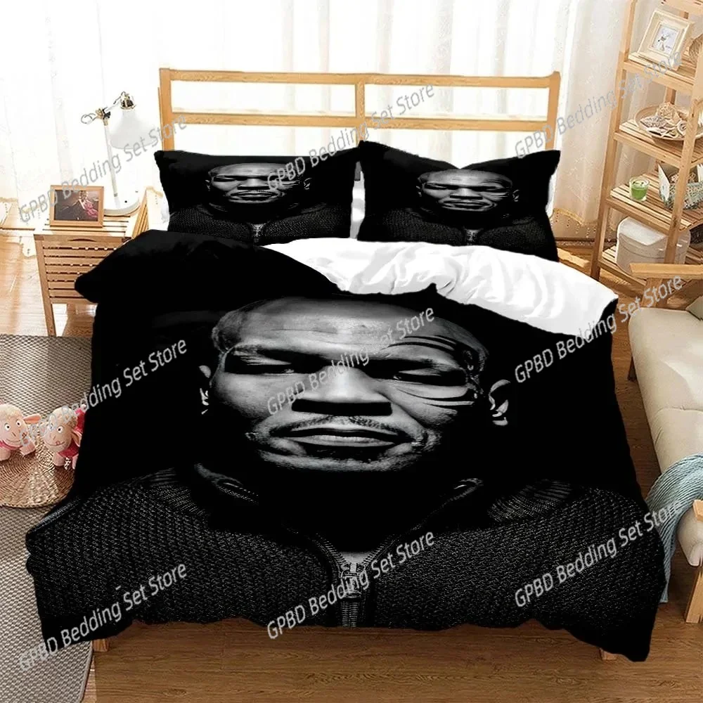 3D Print Mike Tyson Boxing Champion Comfortable Duvet Cover Pillowcase Bedding Set Children Bedroom Decoration Home Textile
