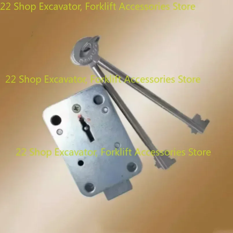 

Suitable for Home Safe Vault Door Safe Leaf Lock Escort Car Lock 90 Double Flagpole Extra Long Key Anti-theft Lock