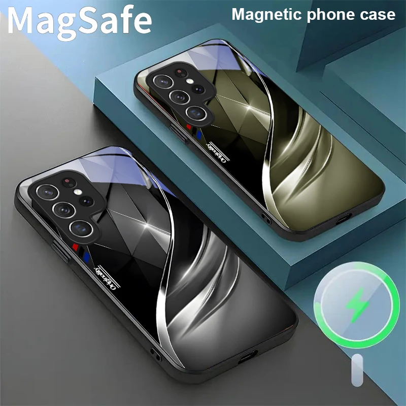 

Abstract Art Triangle For Samsung Galaxy S20 FE S21 S22 S23 Plus S24 Ultra 25 Edge S24Ultra 22Plus Magsafe Glass Phone Casee
