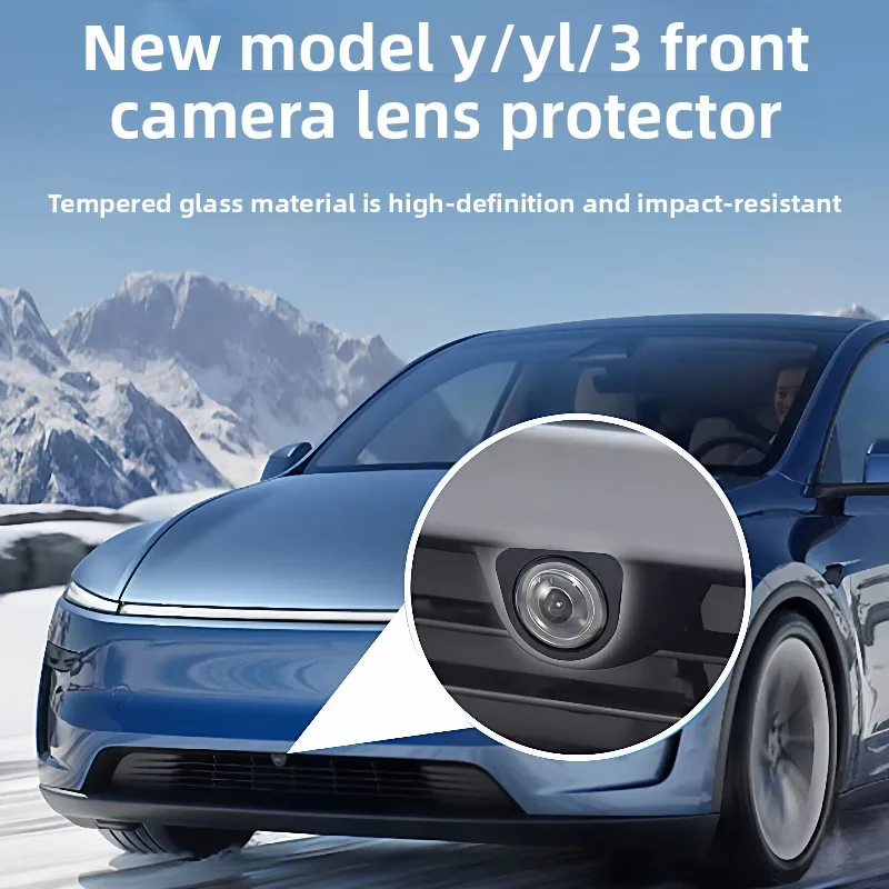 

Защитная накладка на линзу передней камеры для Tesla Model 3 Highland, Model Y Juniper, 6-местный, 2 шт.