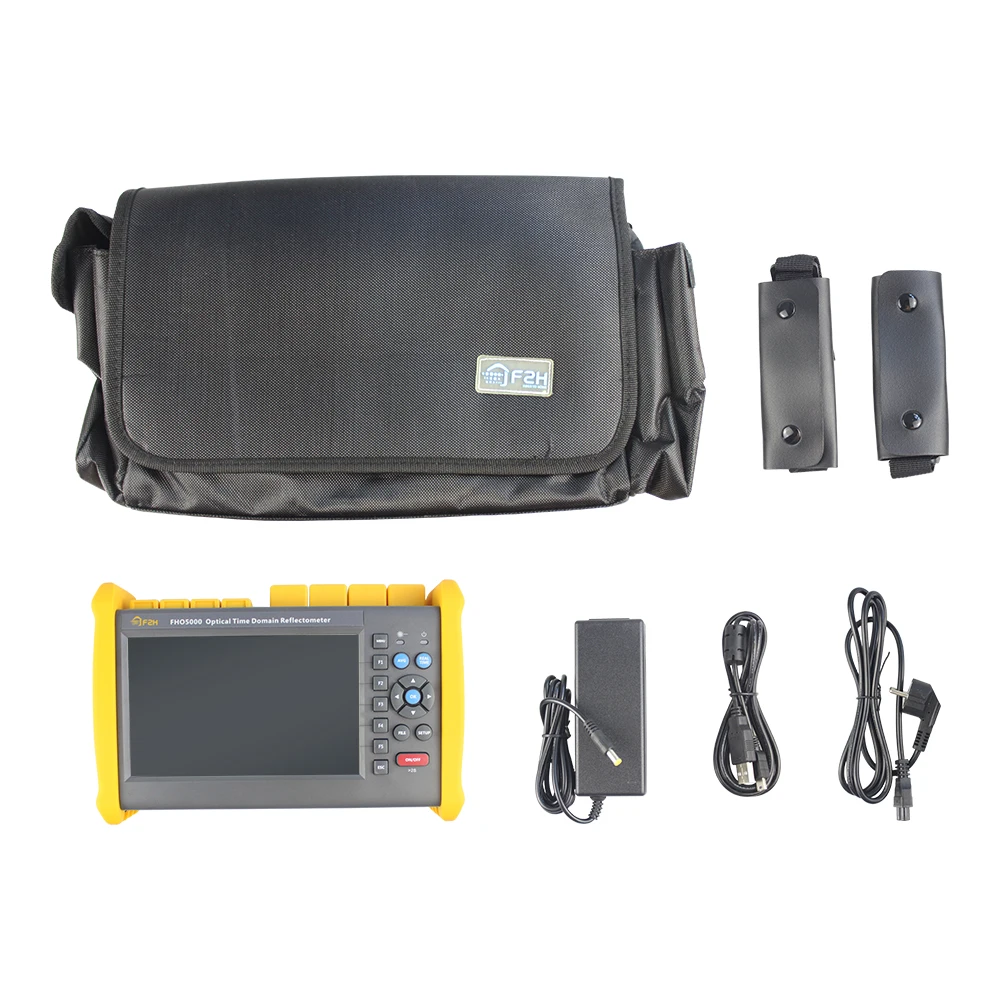 グランドウェイオリジナルFHO5000 Sm Otdr 1310/1550nm 35/33db内蔵パワーメーターVFLタッチスクリーンIOLM 100km