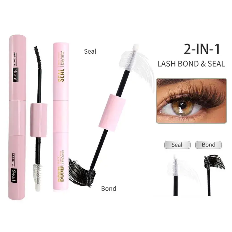 Glue False Eyelashes Double Heads 2 In 1 Bond Seal Lash Glue Waterproof Long Lasting DIY Cluster Eyelash Cosmetics Kit