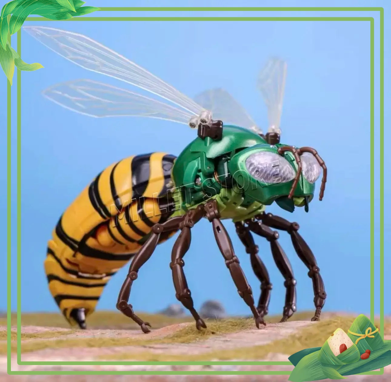 Novo em Estoque: Brinquedo de Transformação RT-D02 BEEDRILL Needle Bee Wasp Warrior Série D Super Guerreiro Figura Articulada de Brinquedo para Presente