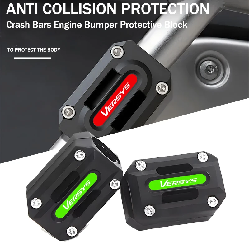 

Подходит для Versys650 Versys1000 всех лет Versys300X 2023 VERSYS Crash Bars Защитный блок бампера двигателя 22 мм 25 мм 28 мм