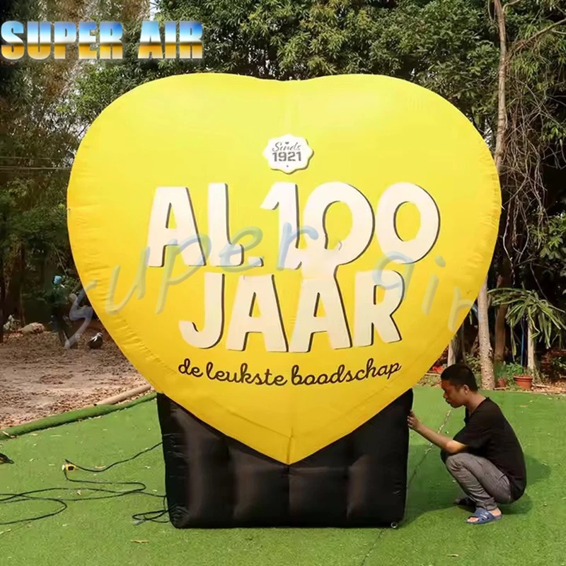 การเฉลิมฉลองวันวาเลนไทน์อันยิ่งใหญ่หัวใจรักพองสีชมพูสําหรับตกแต่งงานแต่งงาน