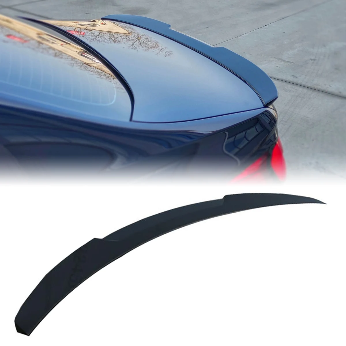 

Black Carbon Fiber Look Rear Trunk Lip Spoiler Wing for BMW 5 Series G30 G38 F90 M5 Sedan 2018-2022 Car Accessories