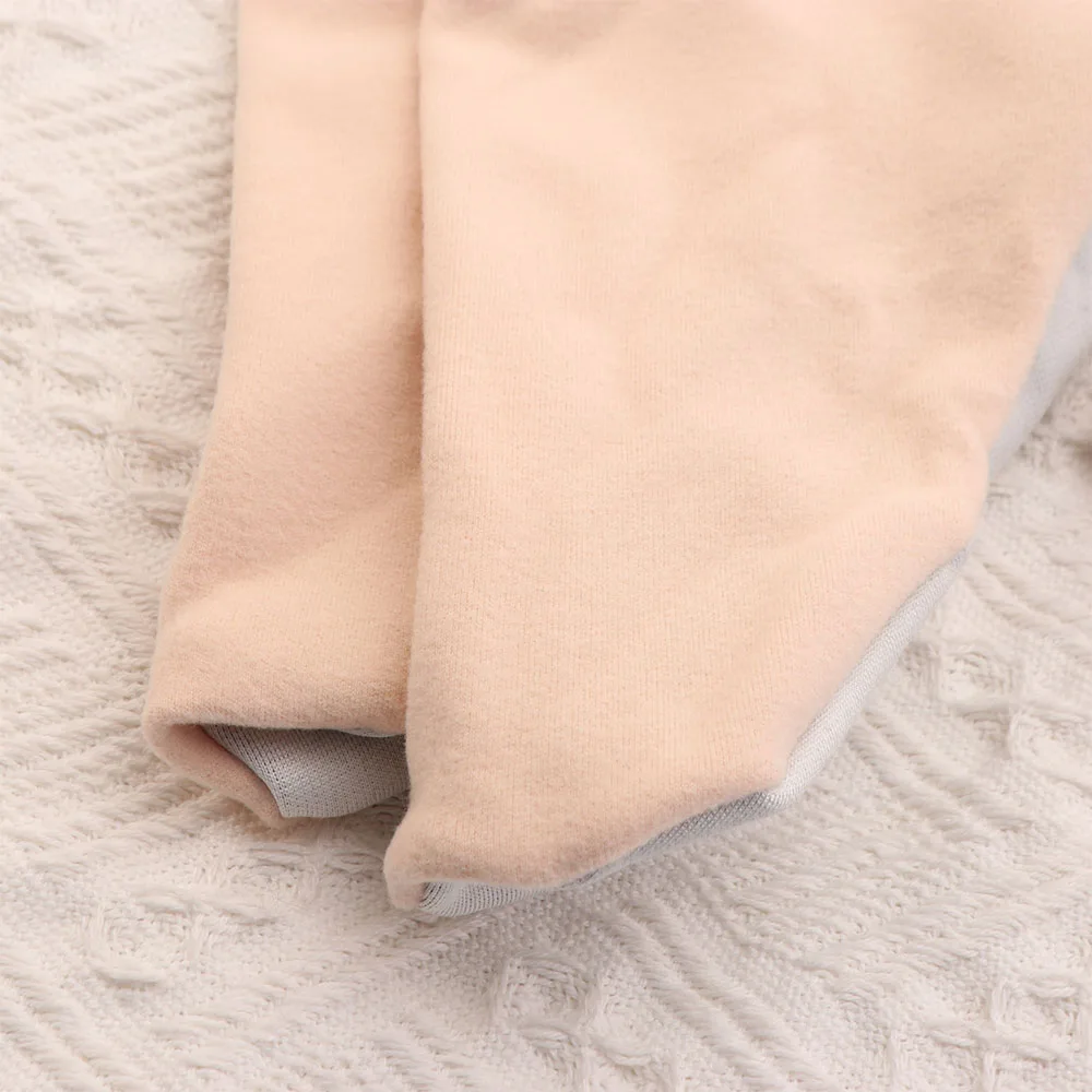 

4Pairs Patchwork Air Conditioning Sleep Socks Thicken Anti-slip Cartoon Stripe Socks Female Hosiery Breathable Middle Tube Socks