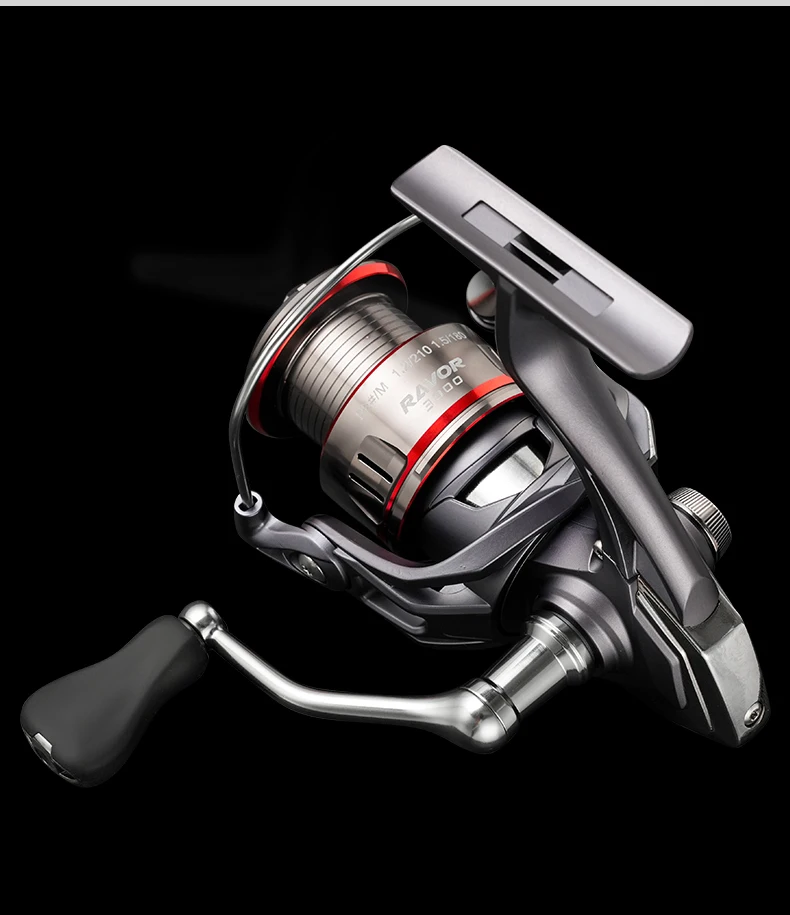 Johncoo Ravor Spinnrolle Größe 1000-4000 Max. Bremskraft 12kg Spinnrolle mit Karbonkörper Leichtes Angelzubehör für Angler – Detail 13