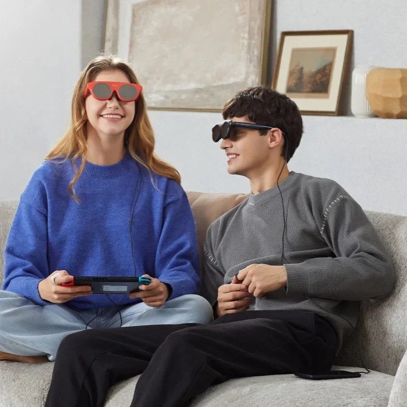 Inteligentne okulary filmowe (czerwone)