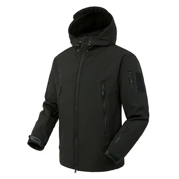 Military Shark Skin Soft Shell Jackets Men Tactical Windproof Waterproof Jacket Men Army Combat Jackets Mens Hooded Bomber Coats 4 Military Shark Skin Soft Shell Jackets Men Tactical Windproof Waterproof Jacket Men Army Combat Jackets Mens Hooded Bomber Coats 4