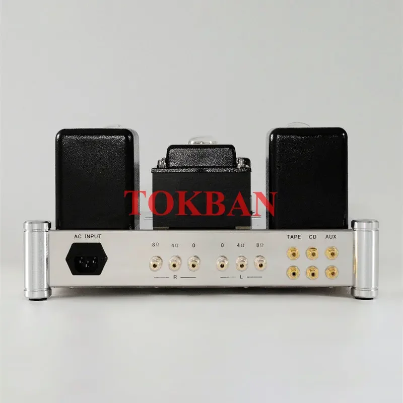 Tokban 300B Vacuum Tube Amplifier 8.2w*2 High Power Vu Meter Voice Natural Single-ended HIFI Amplifier Audio