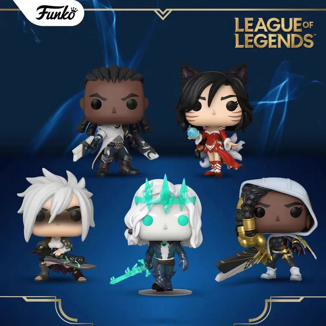 Funko Pop League Of Legends Arcane Season 2 Action Figure Jinx Ekko Silco Q Version Pop Model Doll Gift Toys Christmas Gifts