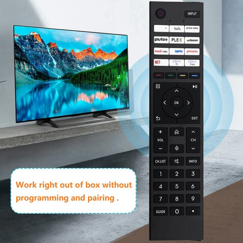 Replace CT-95051 Remote Control For Toshiba 4K Smart Android LED TV Remote Control