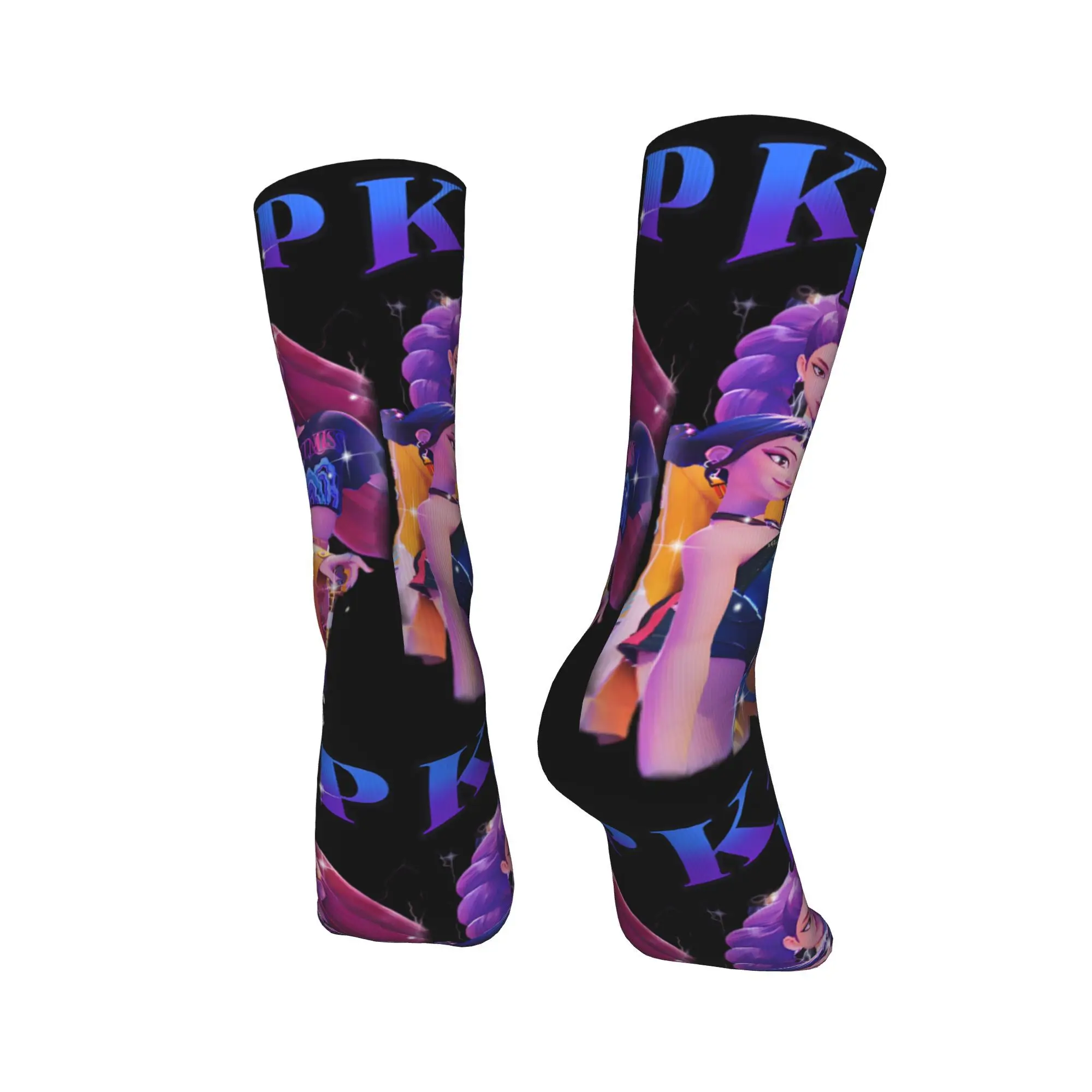 Huntrix Demon Hunters Animationssocken Herbststrümpfe Lustige Erwachsene Männer Bequeme Socken Muster Klettern Rutschfeste Socken
