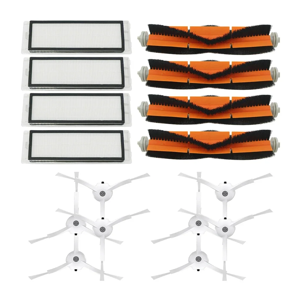Filtr HEPA + szczotka boczna + szczotka główna do odkurzacza Xiaomi MI Robot Vacuum 2 Roborock S50 S51 Części do odkurzaczy Akcesoria