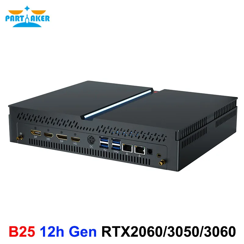 Mini komputer do gier 12th Gen Core I9 12900F RTX 3060 Graphics PCIE4.0 SSD Windows 11 WiFi6 Mini komputer stacjonarny PC 8K 4-ekranowy