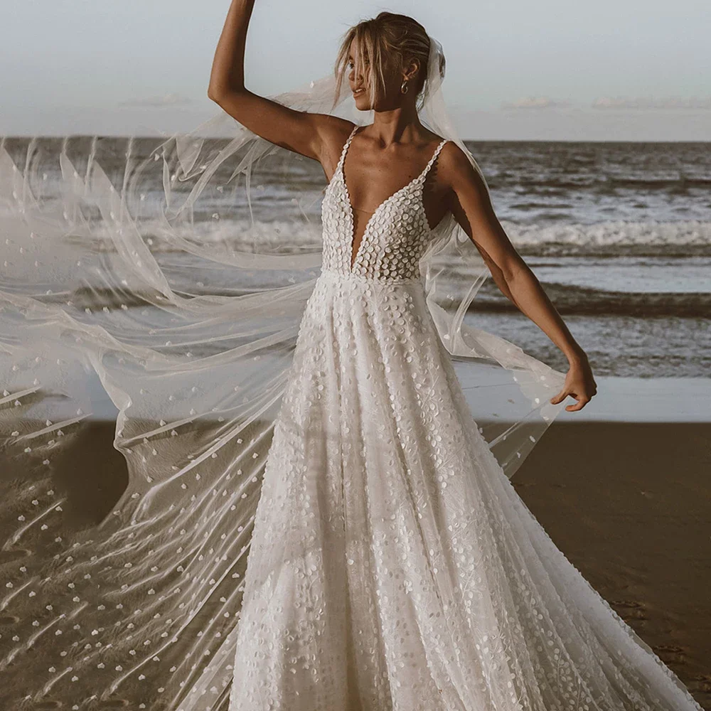 Weilinsha Wedding Dresses For Women 2023 Bride Vestido De Noiva Side Train Off Shoulder Sleeveless A-line  Gowns Custom