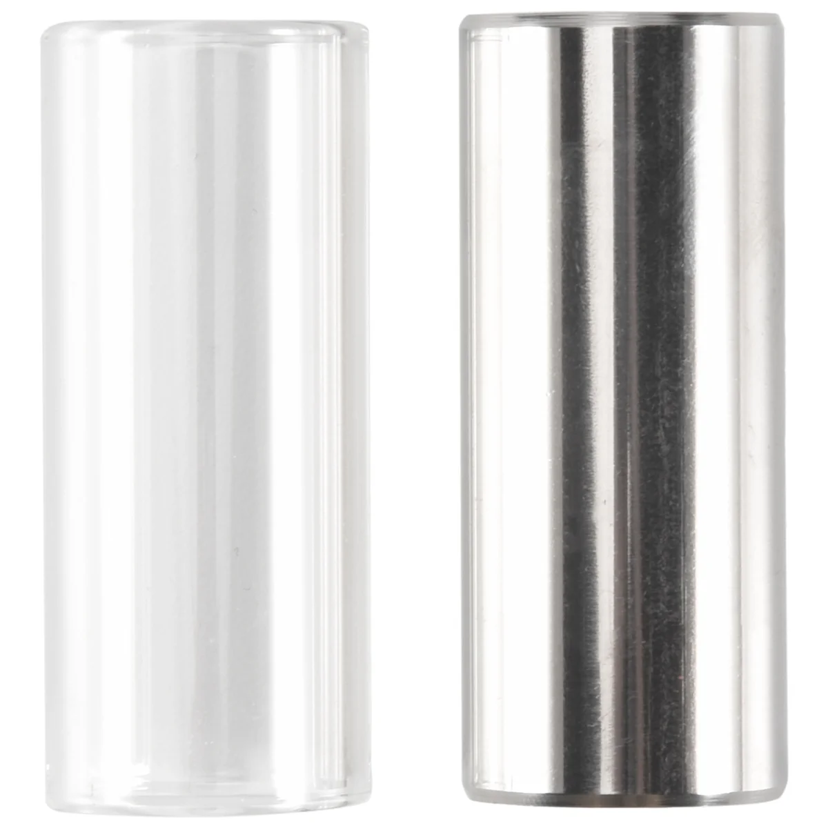 AA85 ギター、ベース用ガラススライドとメタルスライド 2 個、ミディアム (6 cm)