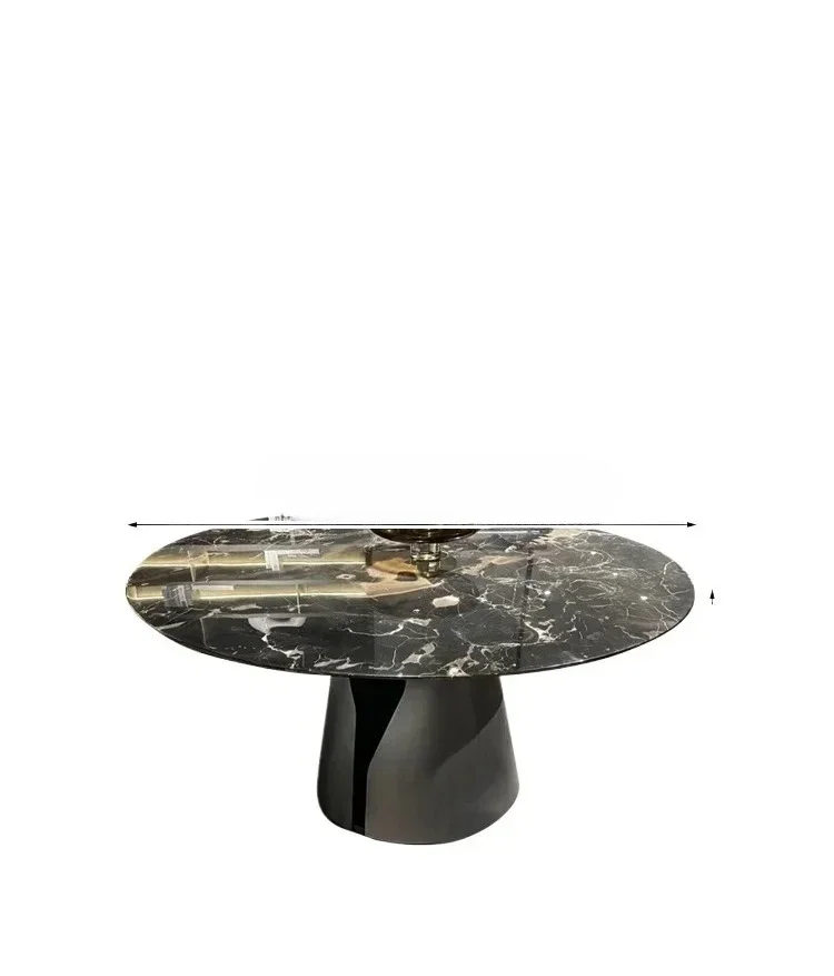 

Натуральный мрамор Минималистичный обеденный стол со знаменитостями в Интернете Круглый проигрыватель