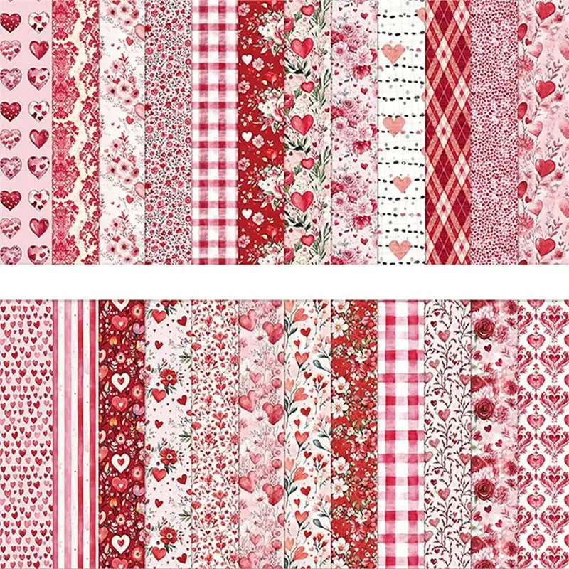

ABKY-Decorative Scrapbook Paper 12X12 Inch Double-Sided Sheets 24 Design Options For Crafting Projects
