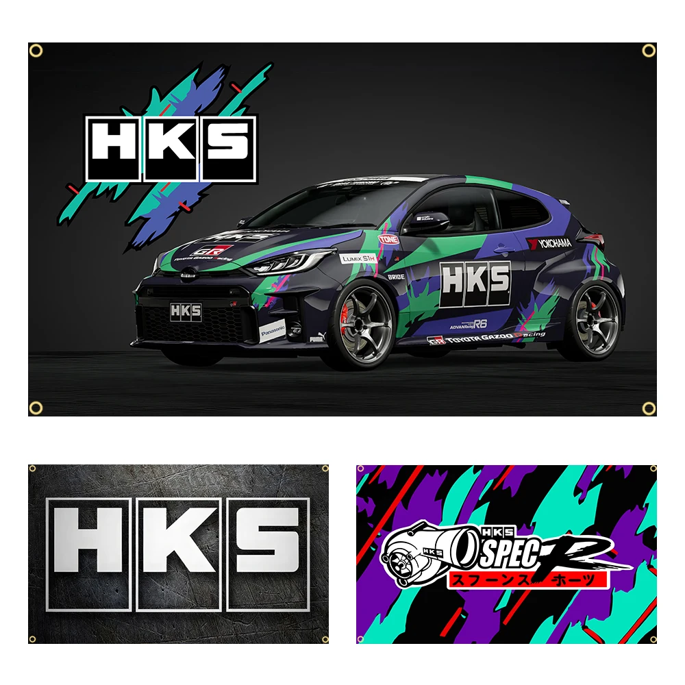 90X150Cm Hks Racing…