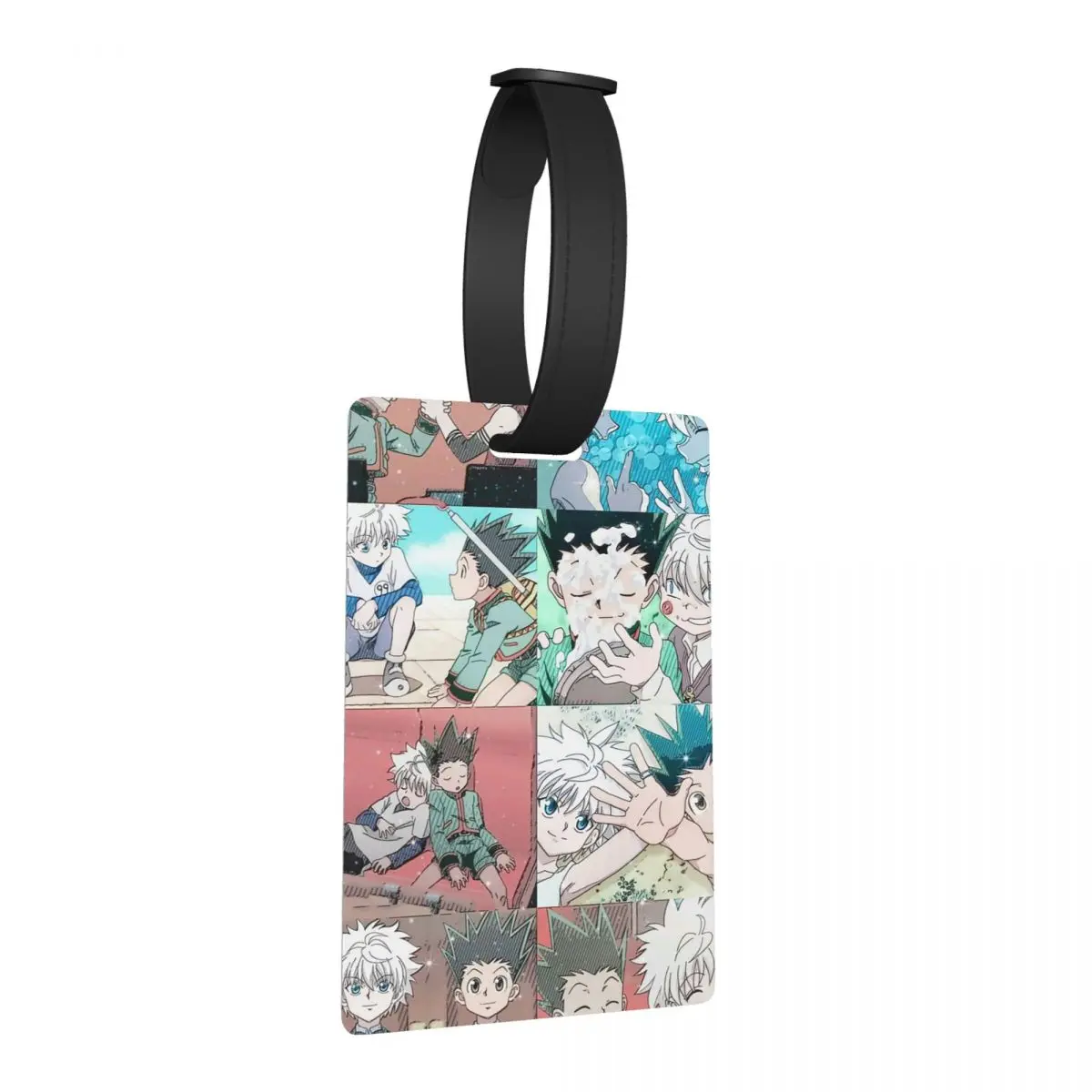 

Бирки для багажа Gon и Killua HXH Hunter x Hunter, аксессуары для чемоданов, бирка для ручной клади, держатель для идентификационной этикетки с именем и адресом