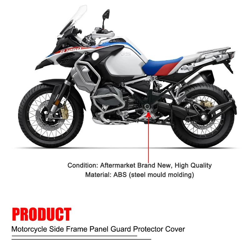 For BMW R1250GS R1200GS R1200 GS LC ADV R 1250GS Adventure 2014-2023 Motorcycle Left&Right Side Frame Panel Guard Protector