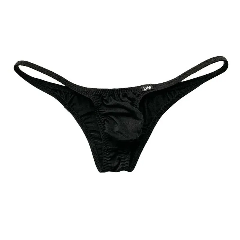 Cool Silky Sexy Panties Leopard Printing Men\'s Half Brief Back Bikini Briefs Underwear Style Triangle Undershorts Thongs