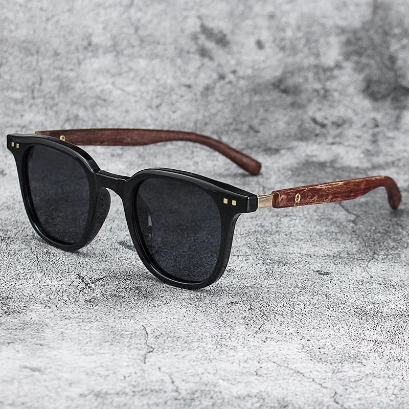 

New Arrival Men Vintage Wooden Frame Sunglasses Classic Brand Sun Glasses Coating Lens Driving Eyewear for Men/women