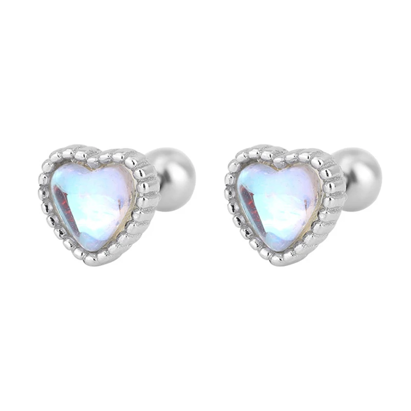 1Pair Simple Thin Rod Earrings Zircon Earrings Screw Ear Bone Nail For Men Women CZ Barbell Helix Tragus Stud Piercings Jewelry image 4