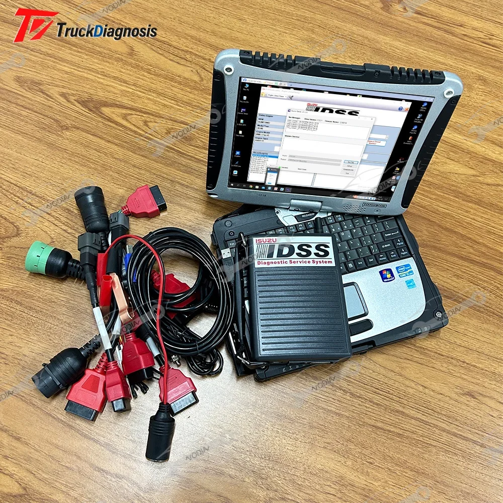 

For ISUZU IDSS G-IDSS E-IDSS Diesel Engine Truck Excavator EURO6/EURO5 Auto Diagnostic Tool with CF19 laptop