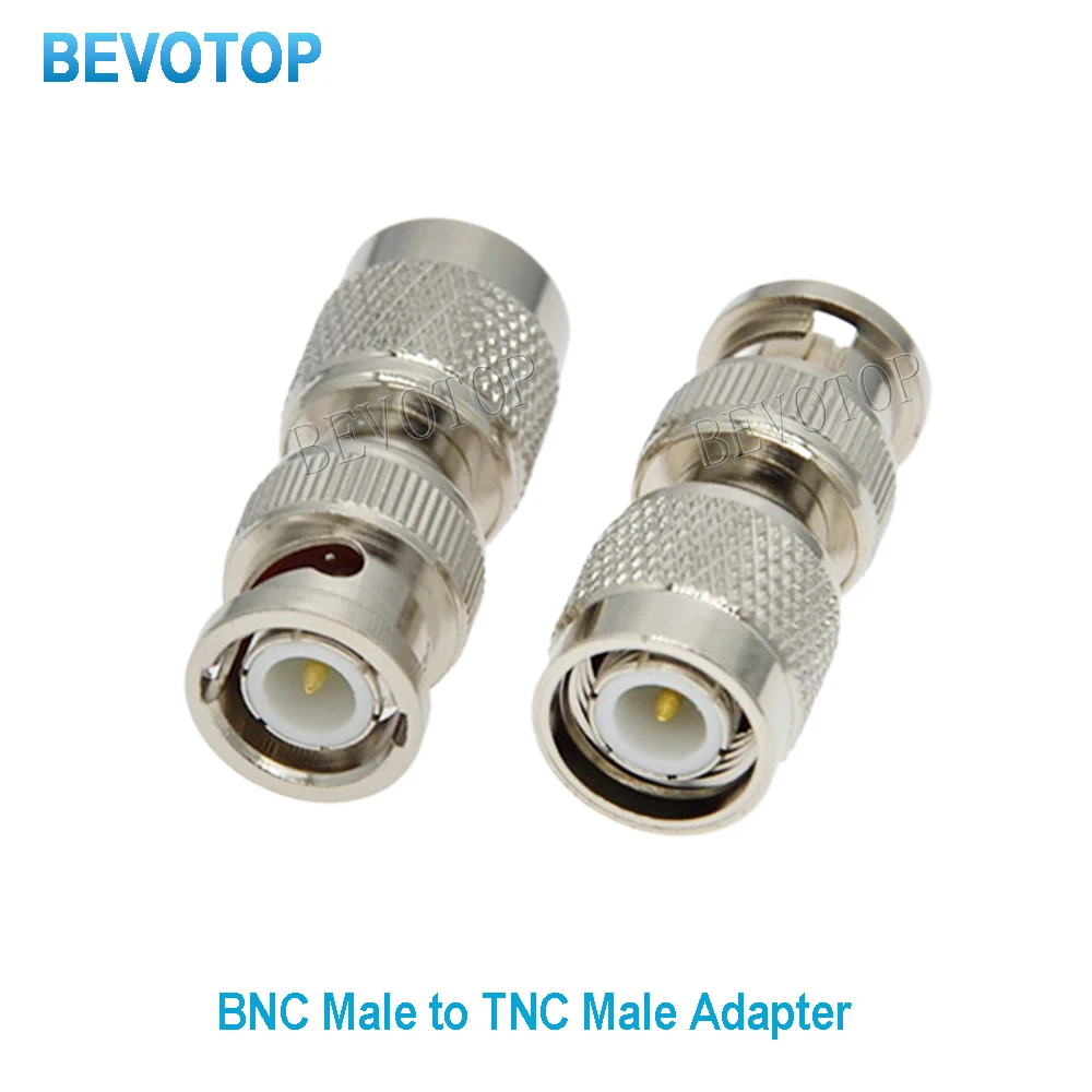 

10PCS/lot BNC Male Plug to TNC Male Plug Straight for WiFi Antenna Radio Antenna Connector TNC to BNC RF Adapter Wholesales