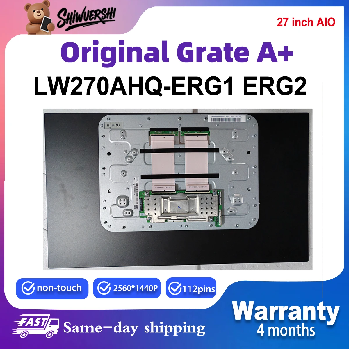الجملة الأصلية 27 بوصة جديد A + شاشة الكريستال السائل شاشة LW270AHQ ERG1 ERG2 (ER) (G1) (ER) (G2) LW270AHQ-ERG1 LW270AHQ-ERG2 #1