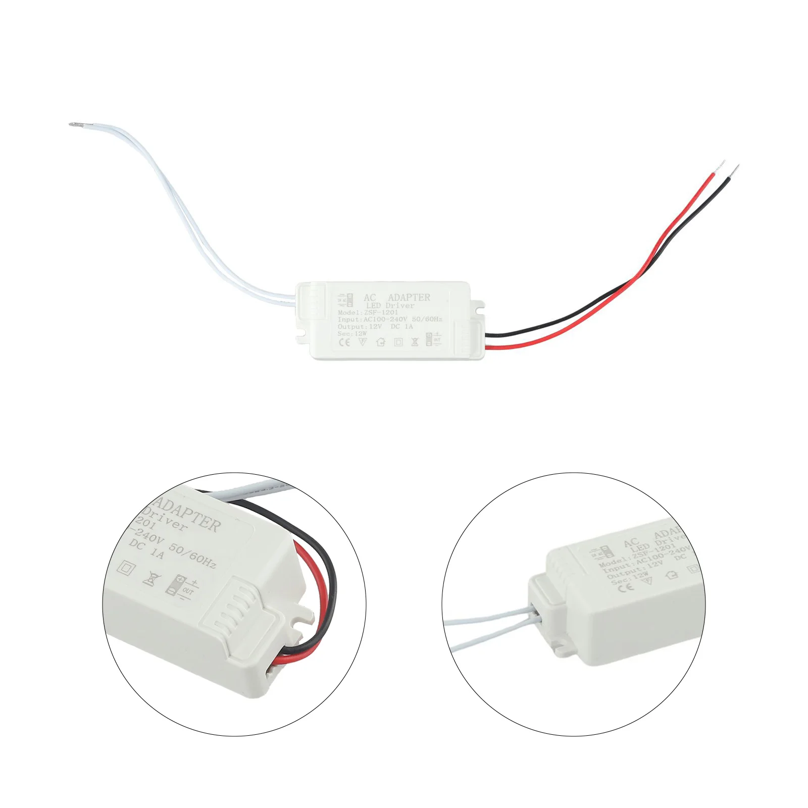12W/24W/36W LED Driver Adapter AC 220 -240V To DC 12V White Case Transformer Power Supply LED Strip High-grade Coil