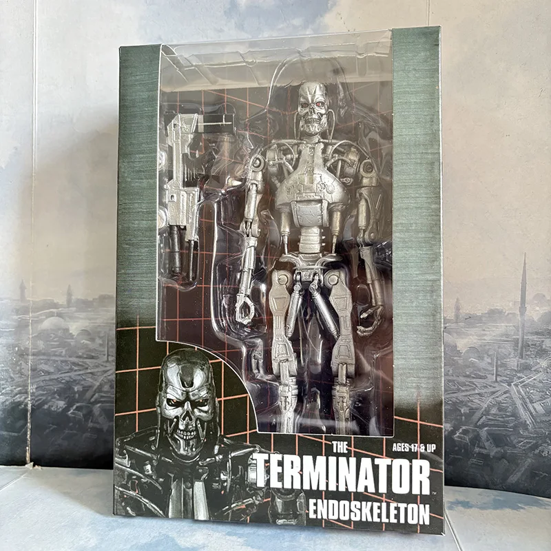 NECA The Terminator Endoskeleton T-800 PVC-Actionfigur The Terminator 2 Sammlermodell Spielzeug Bewegliche Montagepuppe – Detail 1