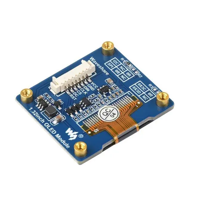 Waveshare 1.32inch OLED Display Module, 128×96 Resolution, 16 Gray Scale, SPI / I2C Communication
