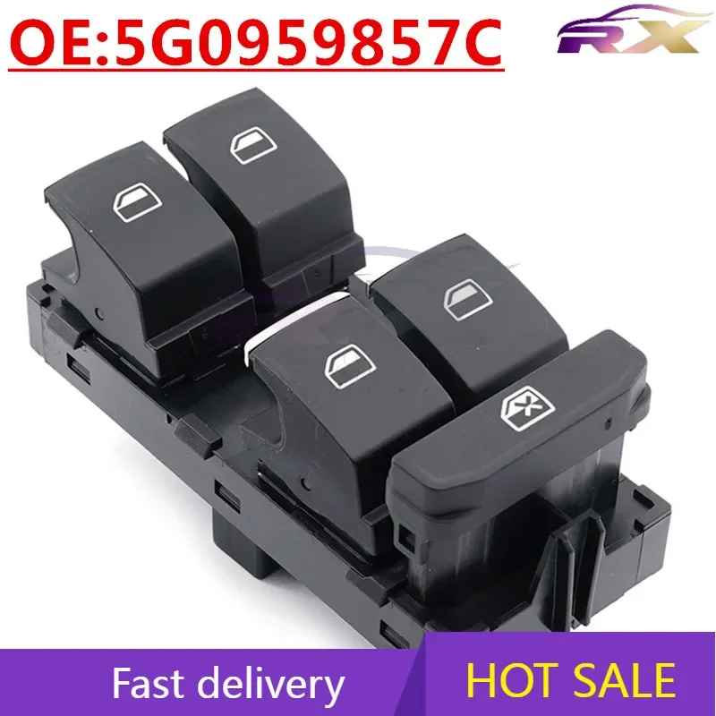 NEW:5G0959857C Power Window Master Control Switch For Vw