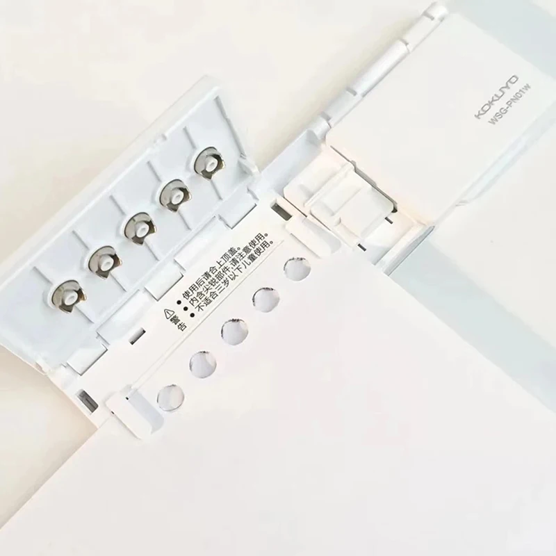 

Портативный перфоратор с 8 отверстиями для A5, B5, A4 — легкий и удобный офисный инструмент