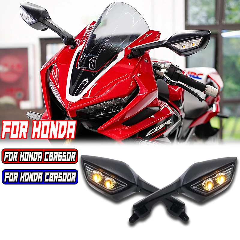 

Новые зеркала заднего вида с указателями поворота для Honda CBR650R, CBR300R, CBR500R, CBR250R, CBR650F, CBR1000R, CBR250, CBR300, CBR500