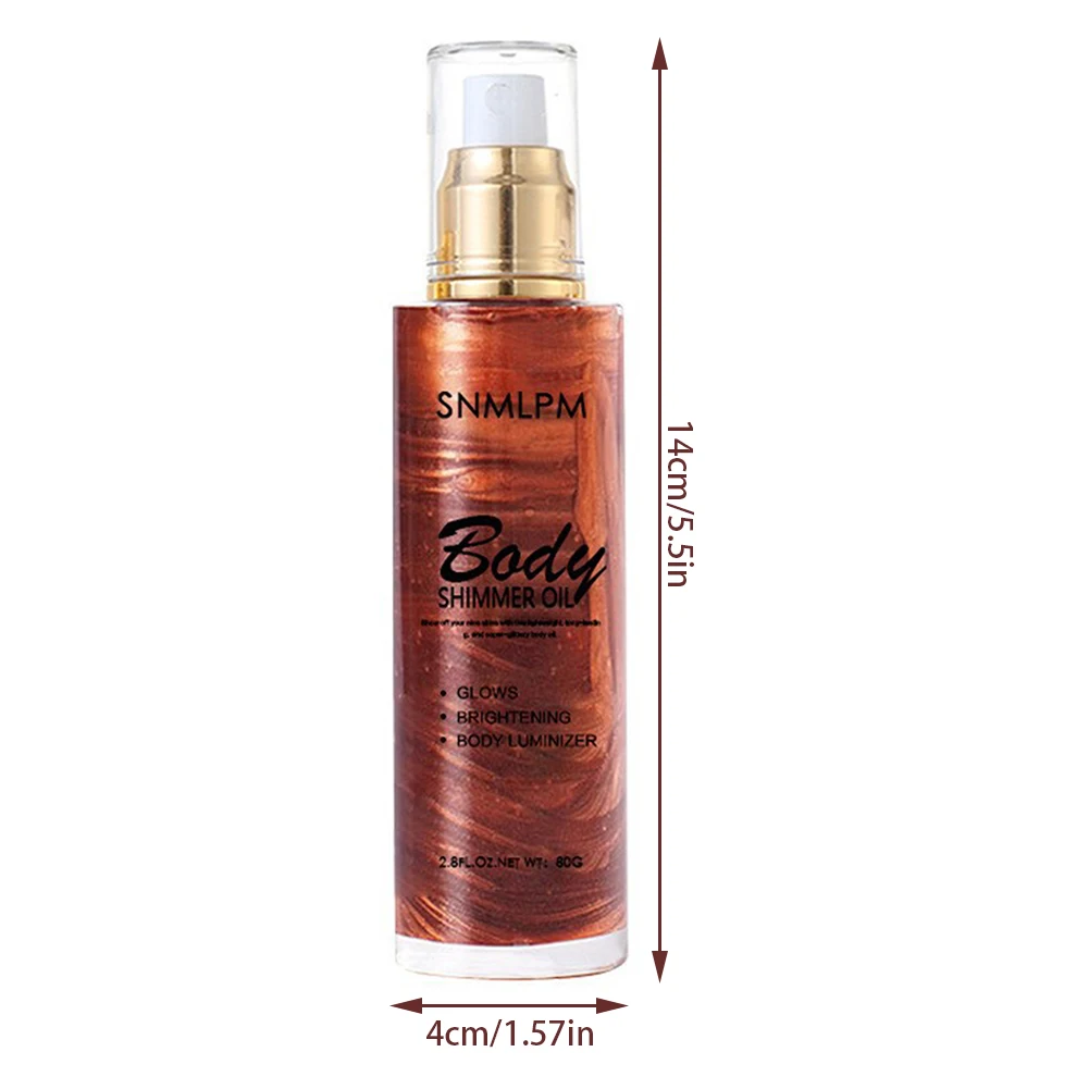 Makeup Body Glow-Glitter Long Lasting Bright Skin Liquid For Women