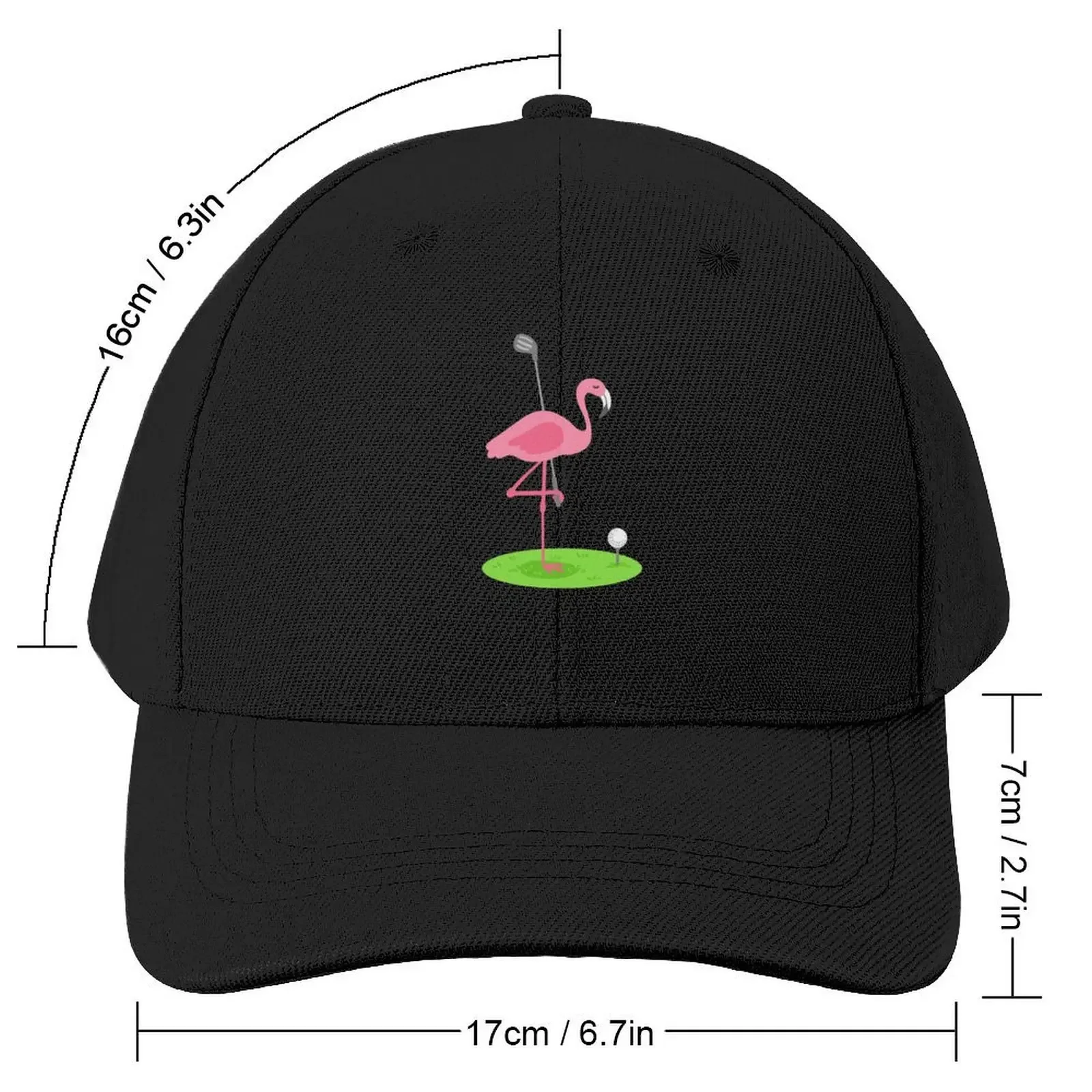 Golf Flamingo Golfing Golfer Baseball Cap New In Hat derby hat custom Hat Gentleman Trucker Hats For Men Women's