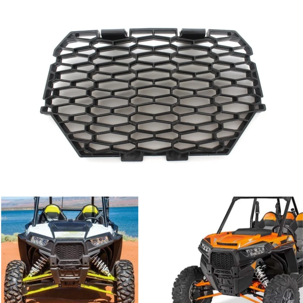 

UTV Accessories Front Grilles Main Mesh Grill Cover Compatible with Polaris RZR XP 1000 900 XP4 Trail S 900 Premium XC Edition