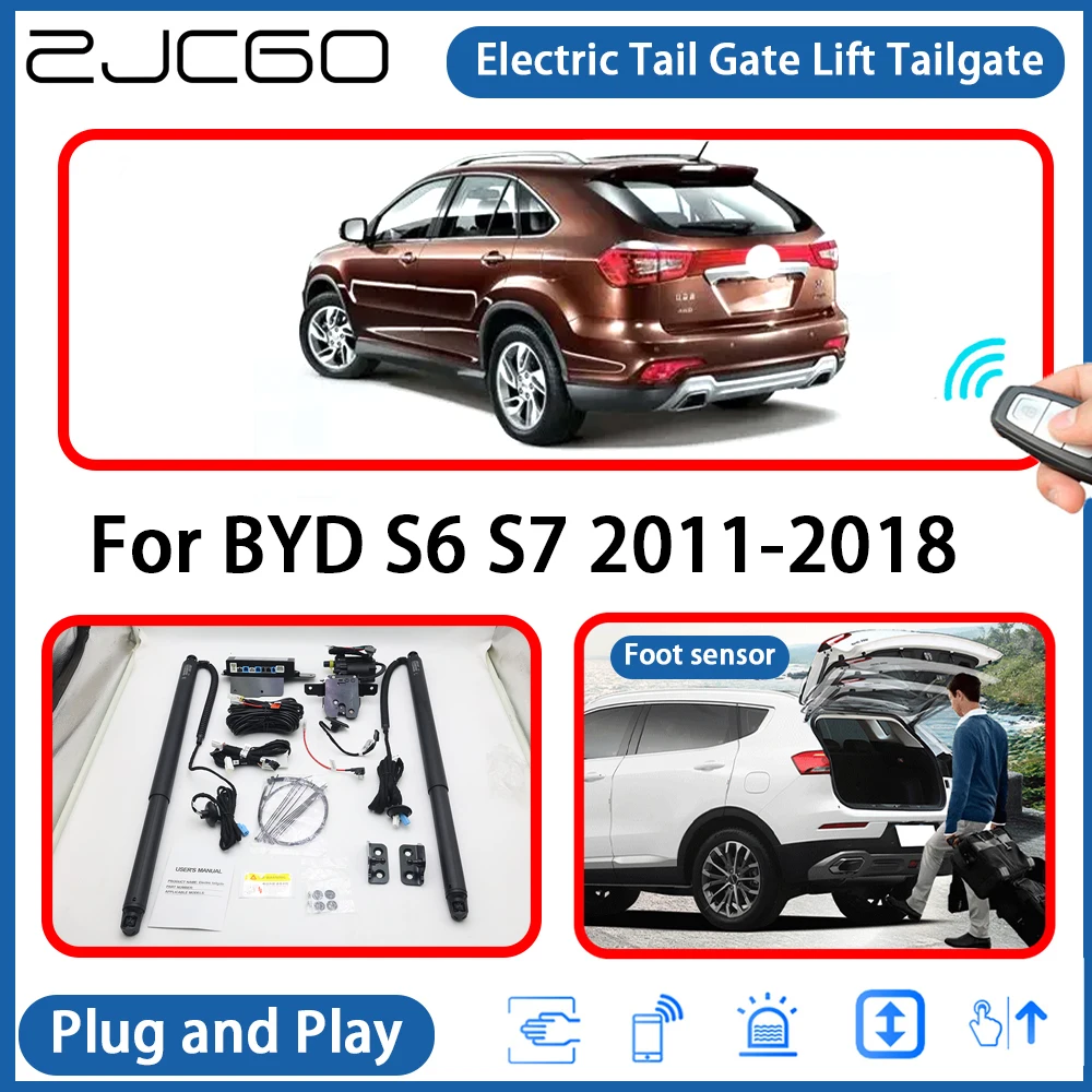 for BYD S6 S7 2011-2018 Automatic Powered Tailgate Power Liftgate Electric Tail Gate Lift Assisting System