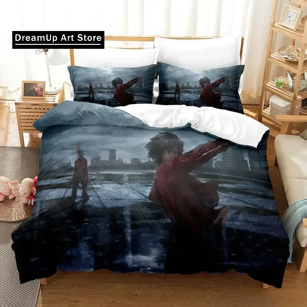 3D Print Anime Boundary of Emptiness Ryougi Shiki Bedding Set Boys Girls Twin Queen Full Size Duvet Cover Pillowcase Bed Set Adu