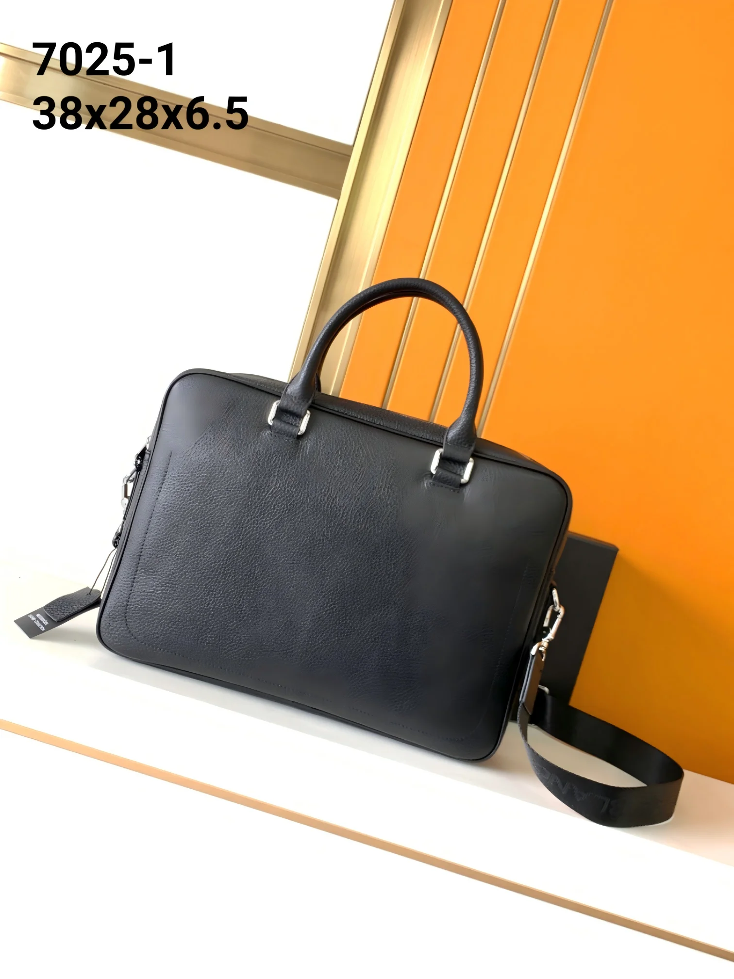 

Мужская модная кожаная сумка-портфель, деловая повседневная сумка премиум-класса с верхней ручкой, новый стиль