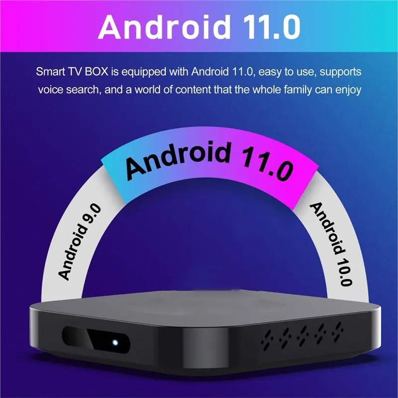 Daily Sale For H96 Max M5 Smarttv Box Rockchip RK3318 Android11.0 4K HD Video Decording Smart Android TV Box EU PLUG 1G+8G