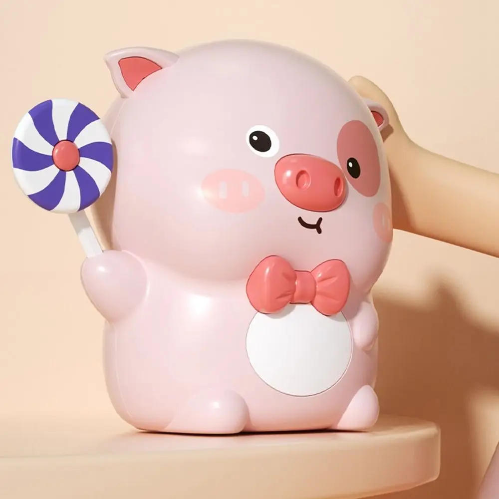 Lovely Cartoon Savings Tank Pig Home Decoration Toy Cash Cabinet Piggy Bank Coin Box Cash Box Money Box