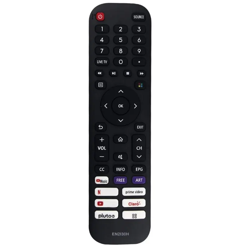 Infrared Remote Control Replacement For Hisense TV Model EN2I30H- EN2I30H Part Number