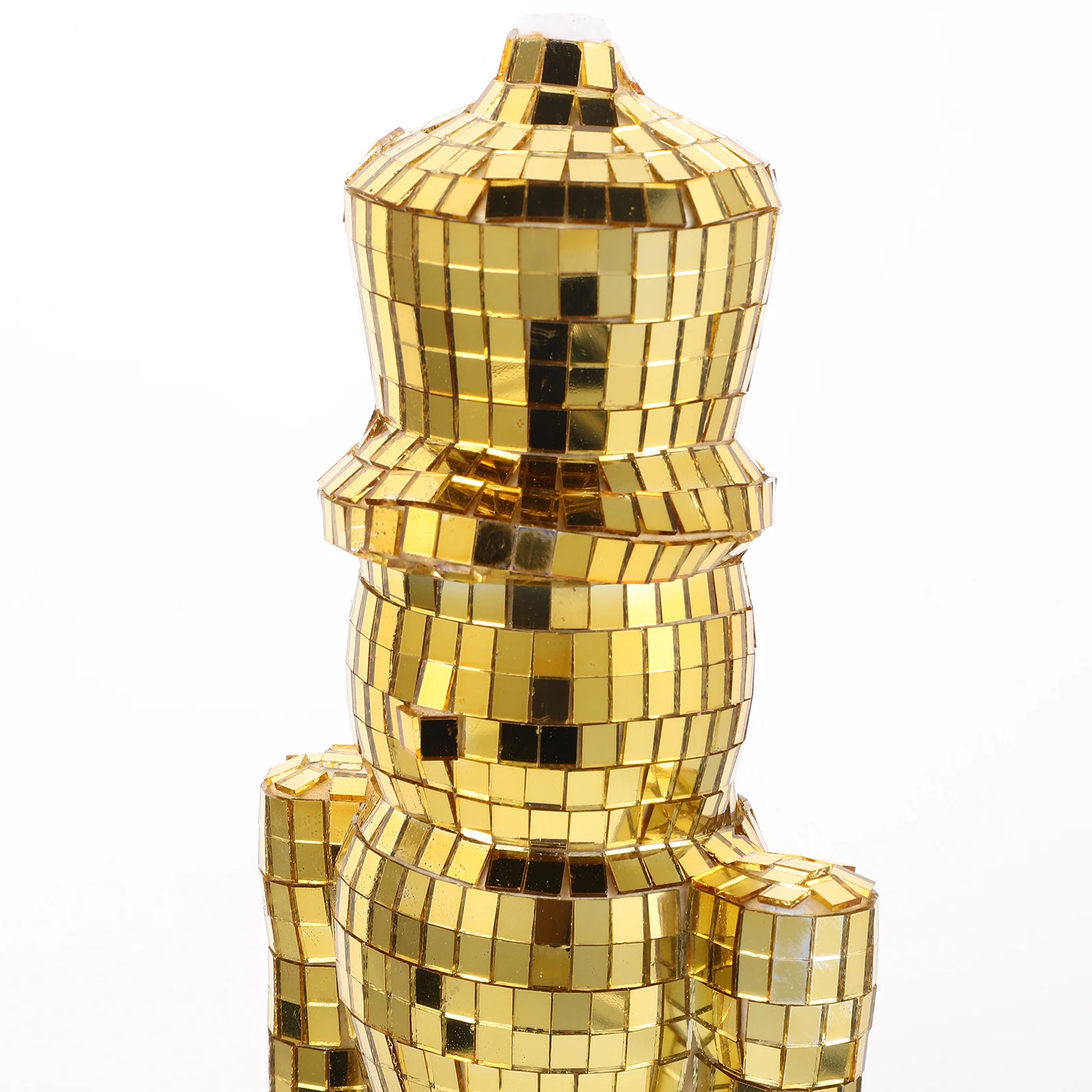 تمثال كسارة البندق الزجاجية 40 سم: ديكور جندي عيد الميلاد الإبداعي لطاولة الموقد رف عطلة ديكور المنزل