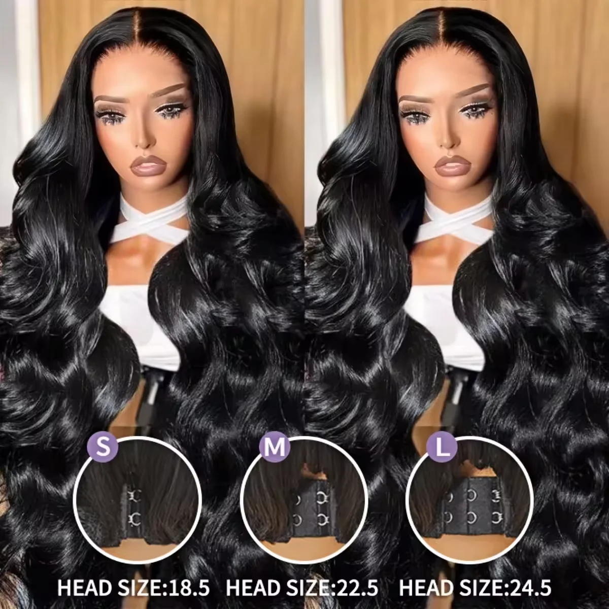 

7x6 Wear and Go Glueless Wigs Human Hair 250% Density Glueless Wig 16A HD Lace Front Wigs Human Hair Body Wave Human Hair Wigs